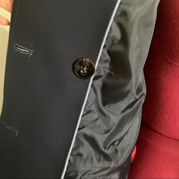 Navy blue trench coat - Picture 5 of 5